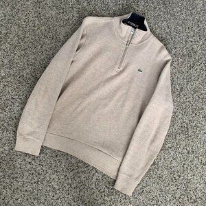 Lacoste quarter zip sweatshirt #lacoste